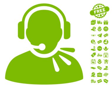 Operatör konuşma simgesini ücretsiz bonus