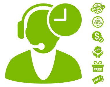 İşleç saat simgesini ücretsiz bonus