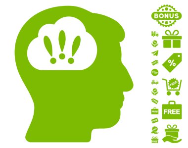 Ücretsiz Bonus ile sorun beyin fırtınası simgesi