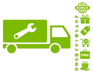 Ücretsiz Bonus ile hizmet araba simgesi