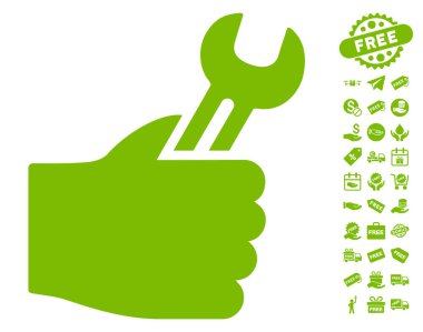 Hizmet el simgesi ücretsiz bonus