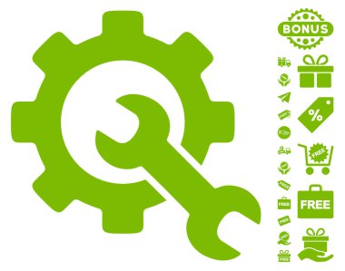 Ücretsiz Bonus simgesiyle hizmet araçları