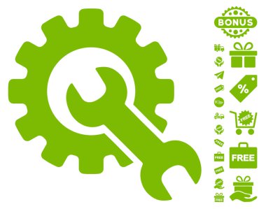 Ücretsiz Bonus simgesiyle hizmet araçları