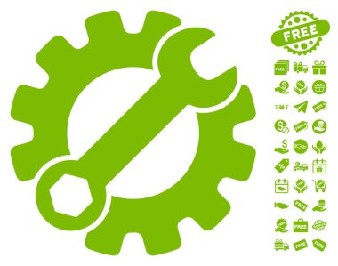 Ücretsiz Bonus simgesiyle hizmet araçları