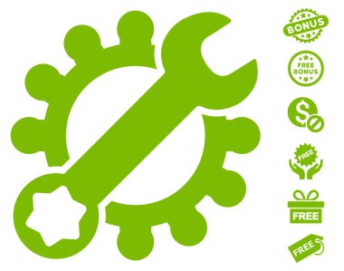 Ücretsiz Bonus simgesiyle hizmet araçları