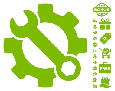 Ücretsiz Bonus simgesiyle hizmet araçları