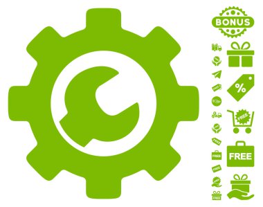 Ücretsiz Bonus simgesiyle hizmet araçları