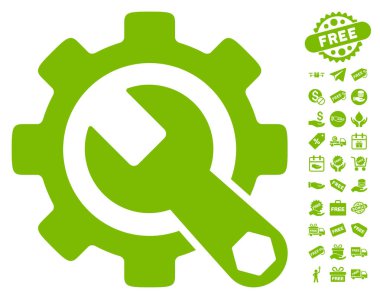 Ücretsiz Bonus simgesiyle hizmet araçları