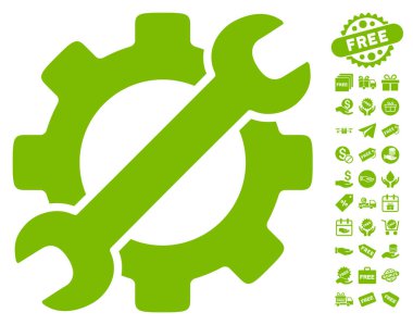 Ücretsiz Bonus simgesiyle hizmet araçları