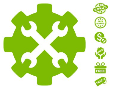 Ücretsiz Bonus simgesiyle hizmet araçları