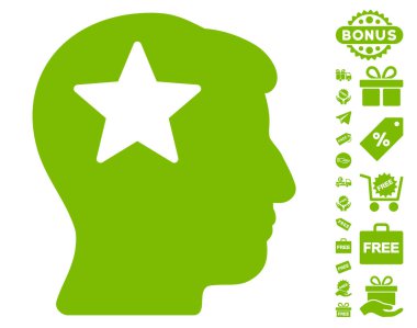 Ücretsiz Bonus ile yıldız kafa simgesi