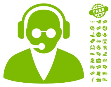 Ücretsiz Bonus ile destek işleç simgesi