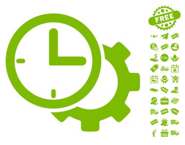 Zaman kurulum dişli simgesini ücretsiz bonus