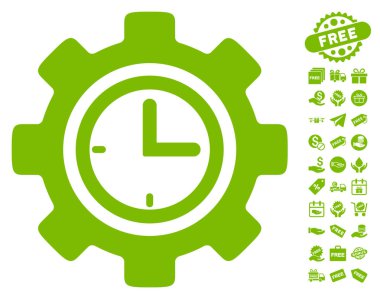 Zaman kurulum dişli simgesini ücretsiz bonus