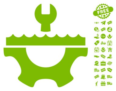 Su Servisi dişli simgesini ücretsiz bonus