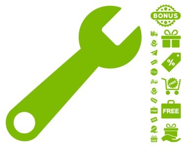 İngiliz anahtarı simgesini ücretsiz bonus