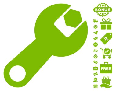 İngiliz anahtarı simgesini ücretsiz bonus