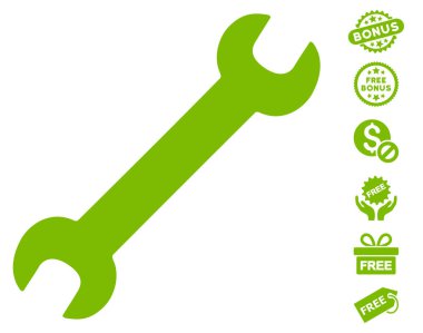 İngiliz anahtarı simgesini ücretsiz bonus