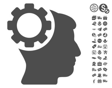 Beyin dişli simgesini ücretsiz bonus