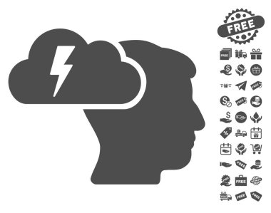 Beyin fırtınası simgesi ücretsiz bonus