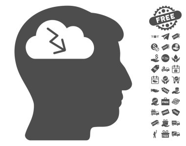 Beyin fırtınası simgesi ücretsiz bonus