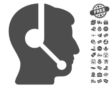 Çağrı Merkezi operatörü simgesi ücretsiz bonus