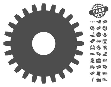 Ücretsiz Bonus dişli simgesiyle
