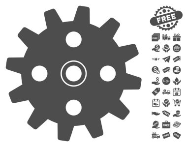Ücretsiz Bonus dişli simgesiyle