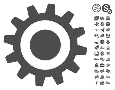 Ücretsiz Bonus dişli simgesiyle