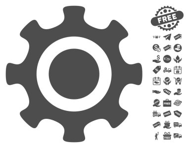 Ücretsiz Bonus dişli simgesiyle