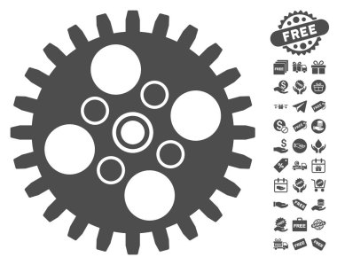 Ücretsiz Bonus dişli simgesiyle