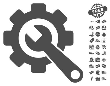 Dişli ve ücretsiz Bonus ile Wrench kutsal kişilerin resmi