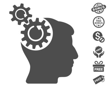 Döndürme simgesi ücretsiz bonus kafa Dişliler