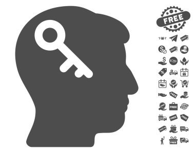 Kafa simgesi ücretsiz Bonus ile anahtar