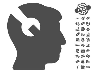 Kafa cerrahi Wrench kutsal kişilerin resmi ile ücretsiz Bonus