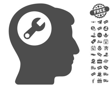 Kafa simgesi ücretsiz Bonus ile anahtar