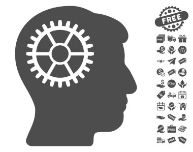 Ücretsiz Bonus ile akıl Cog simgesi