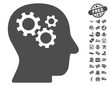 Ücretsiz Bonus ile akıl Gears simgesi