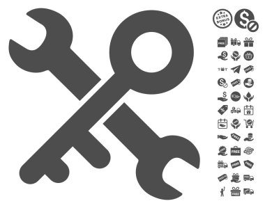 Anahtar simgesi ücretsiz Bonus ile araçları