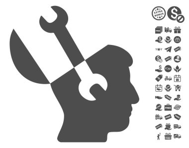 Zihin anahtar araçlar simgesine ücretsiz bonus