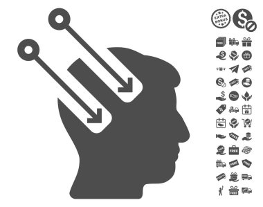 Sinirsel arayüz simgesi ücretsiz bonus