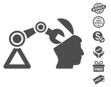 Açık kafa cerrahi manipülatör simgesi ücretsiz bonus