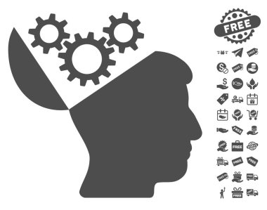 Açık fikirli Gears simgesi ücretsiz bonus