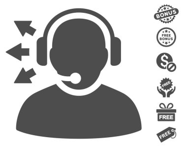 Operatör cevap konuşma simgesini ücretsiz bonus