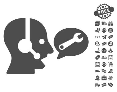 Operatör hizmeti ileti simgesi ücretsiz bonus