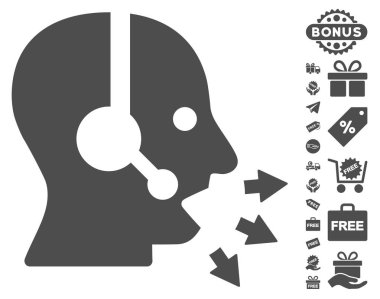 İşleç simgesi ücretsiz Bonus ile konuşmak