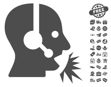 Operatör konuşma simgesini ücretsiz bonus