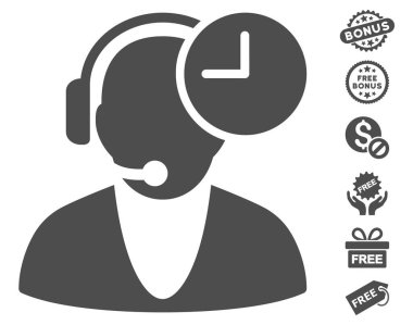 İşleç saat simgesini ücretsiz bonus