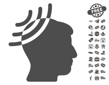 Ücretsiz Bonus ile radyo Resepsiyon kafa simgesi