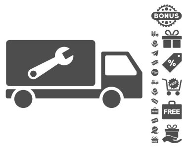 Ücretsiz Bonus ile hizmet araba simgesi